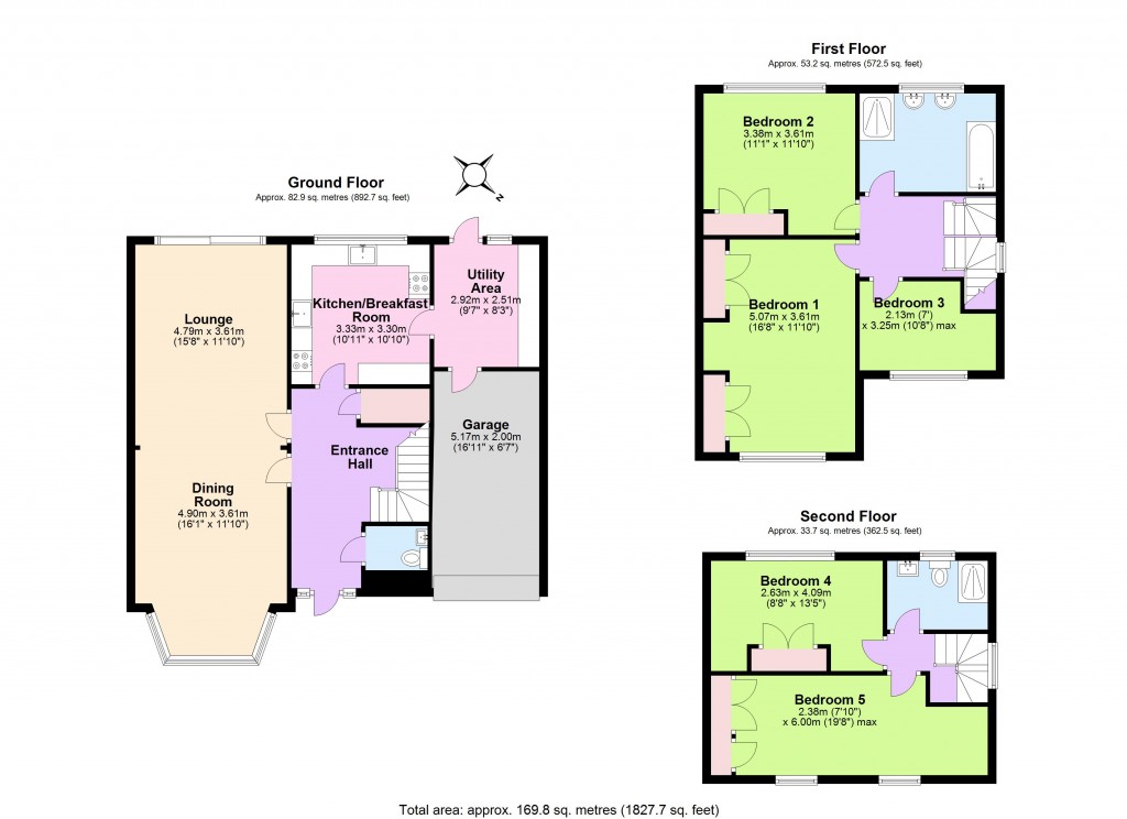 Floorplans For Glendale Avenue, Edgware, HA8