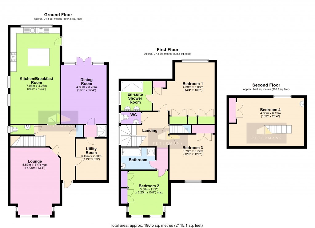 Floorplans For Lake View, Edgware, HA8