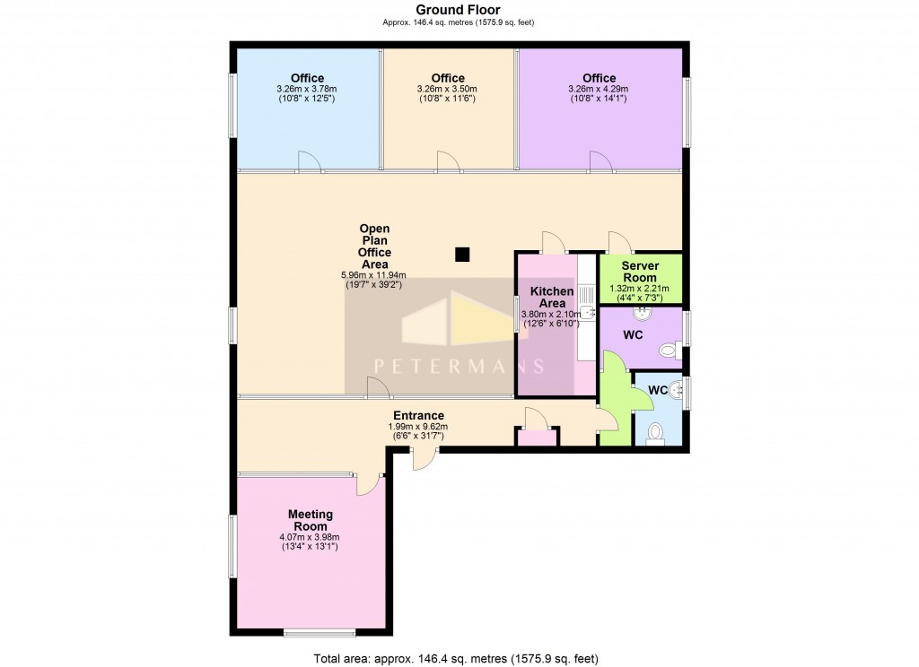 Floorplans For High Street, Edgware, HA8