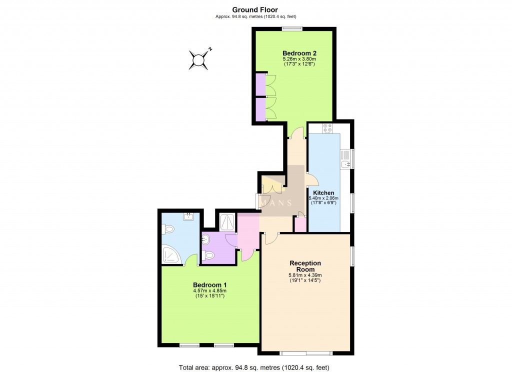 Floorplans For Cranbourne Court, 280 Hale Lane, Edgware, HA8