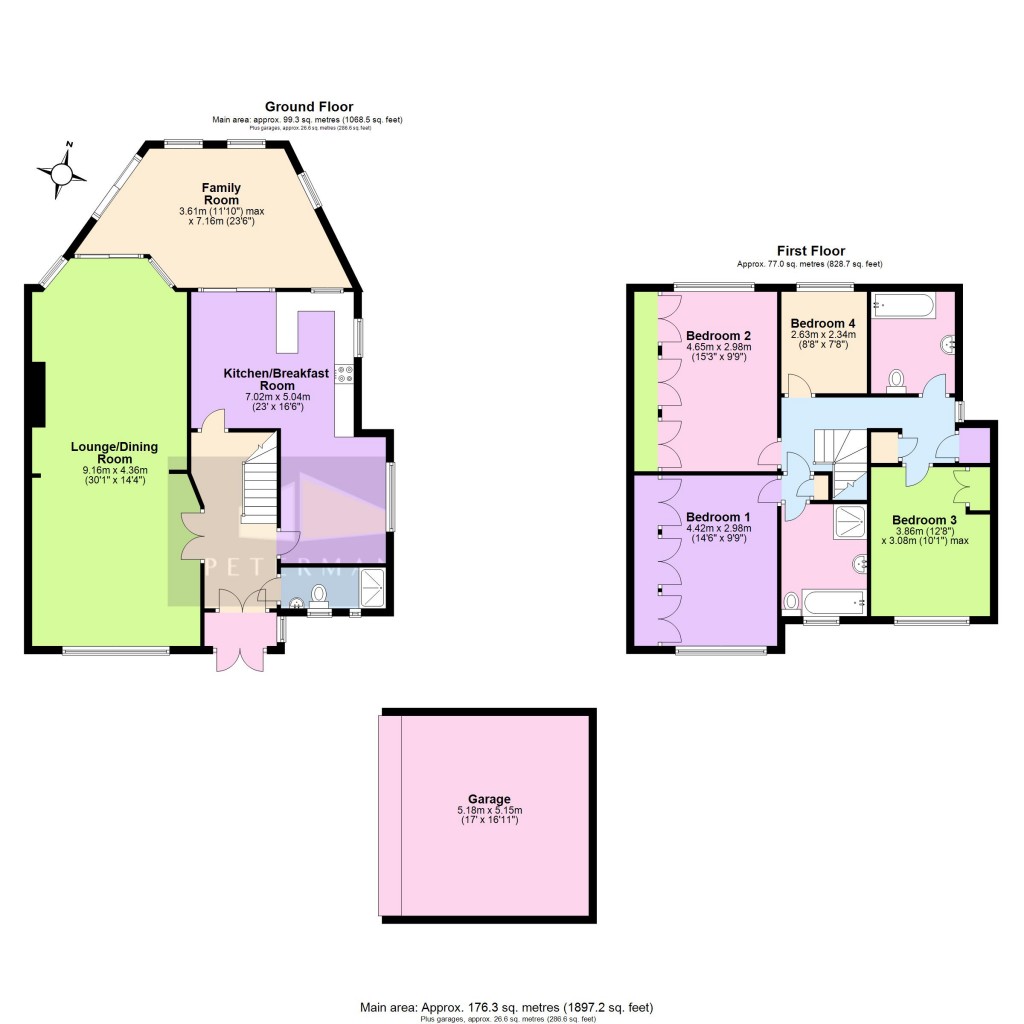 Floorplans For Queens Close, Edgware, HA8