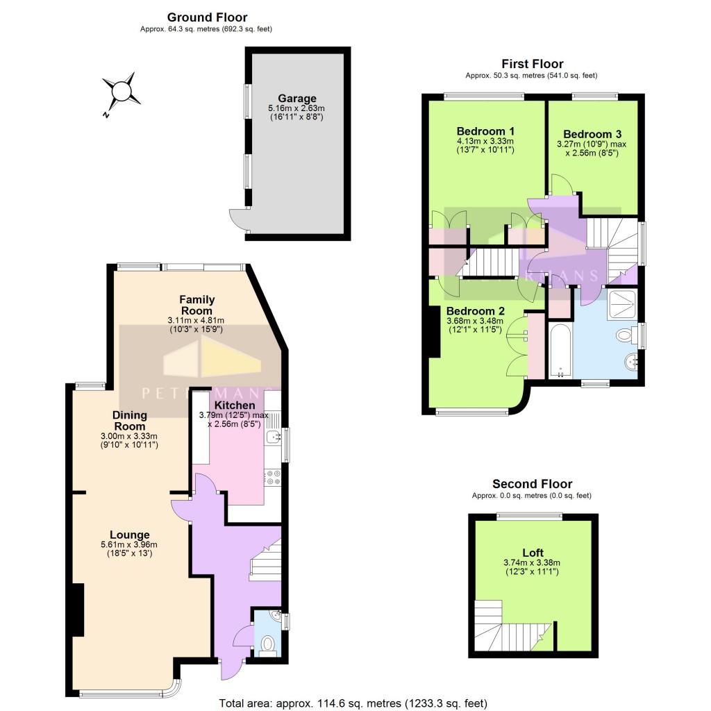 Floorplans For St. Margarets Road, Edgware, HA8