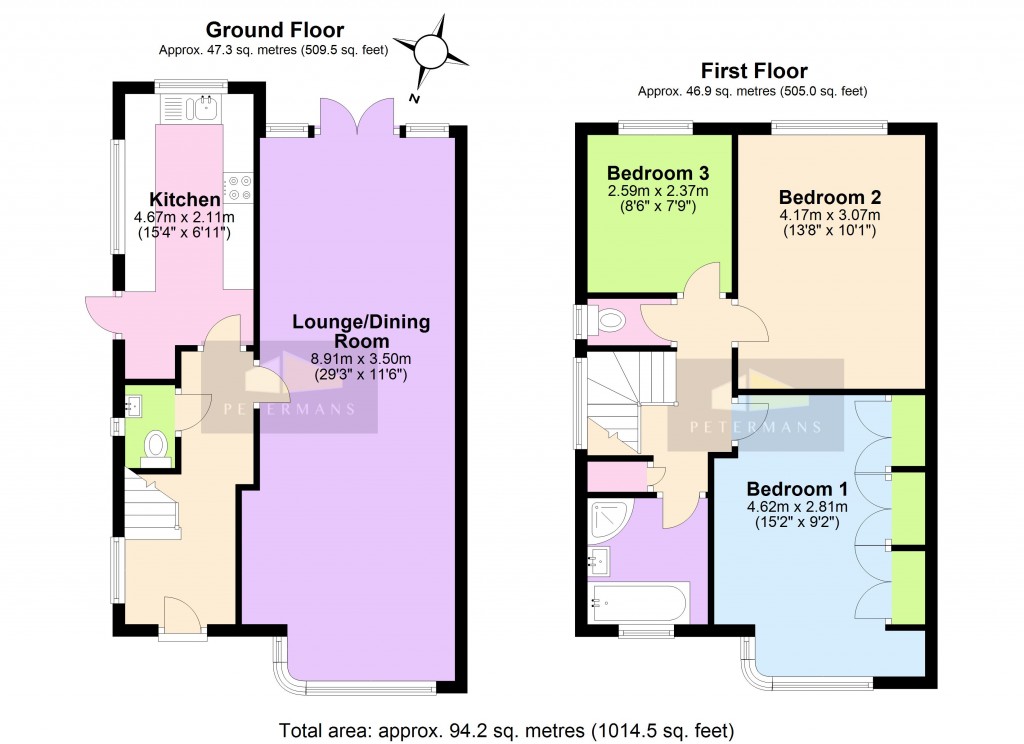 Floorplans For St. Margarets Road, Edgware, HA8