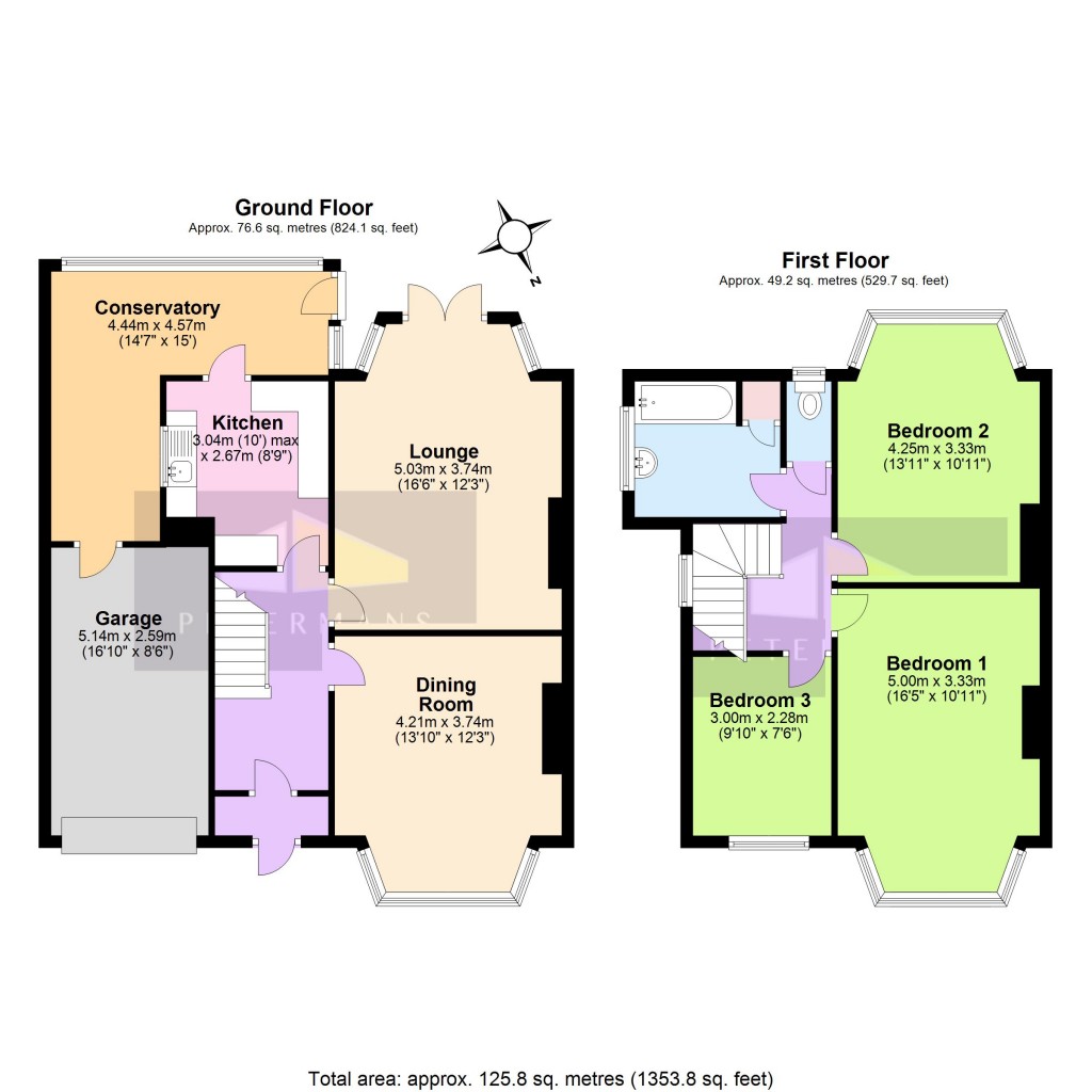 Floorplans For Wolmer Gardens, Edgware, HA8