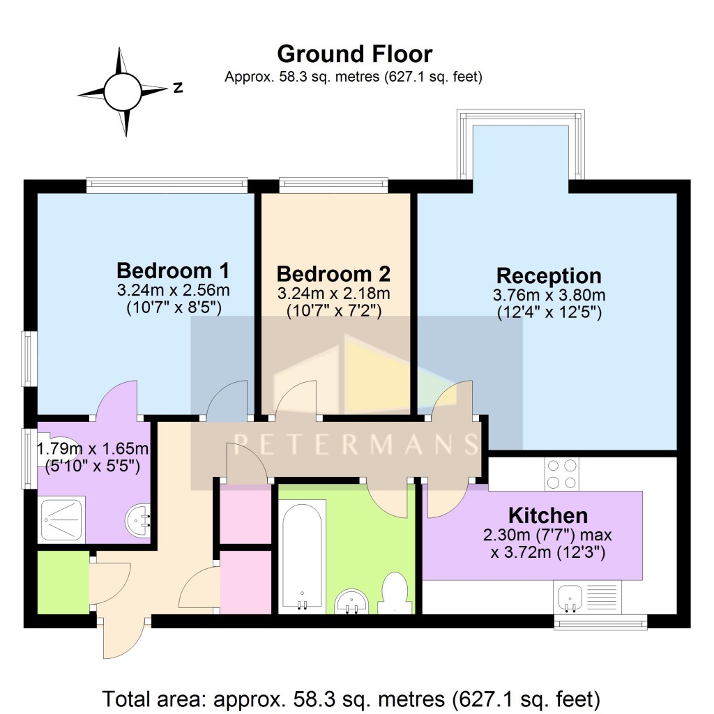 Floorplans For Balmoral Court, Priory Field Drive, Edgware, HA8