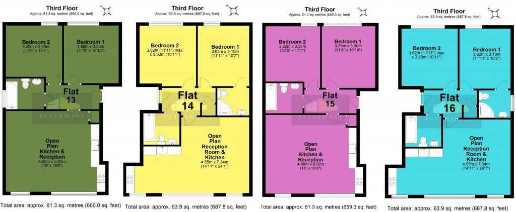 Floorplans For Cornwall Road, Pinner, HA5