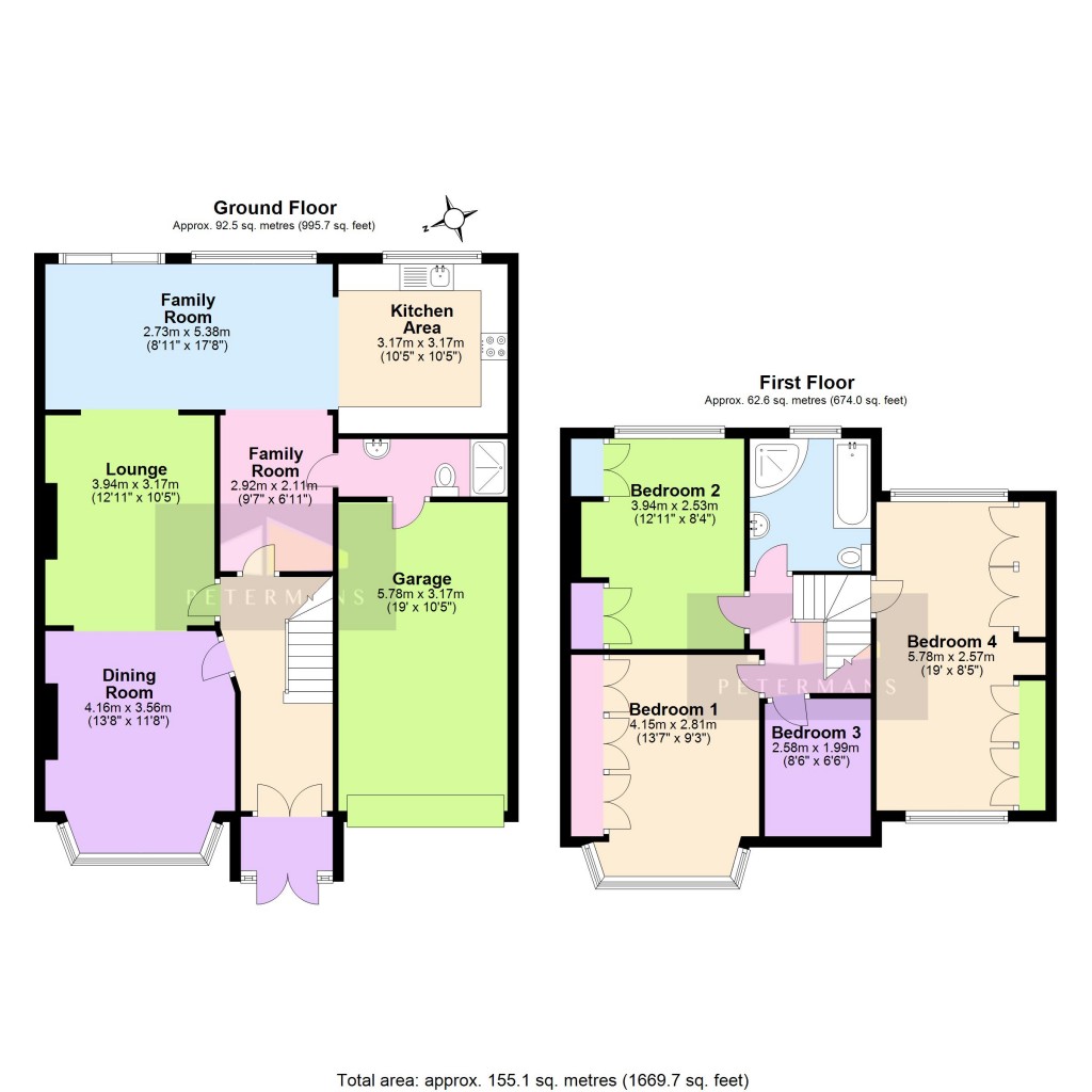 Floorplans For Broadfields Avenue, Edgware, HA8