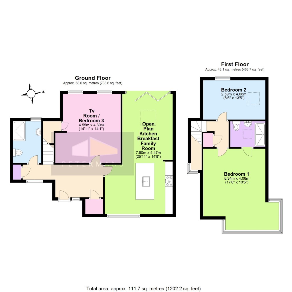 Floorplans For Campbell Croft, Edgware, HA8