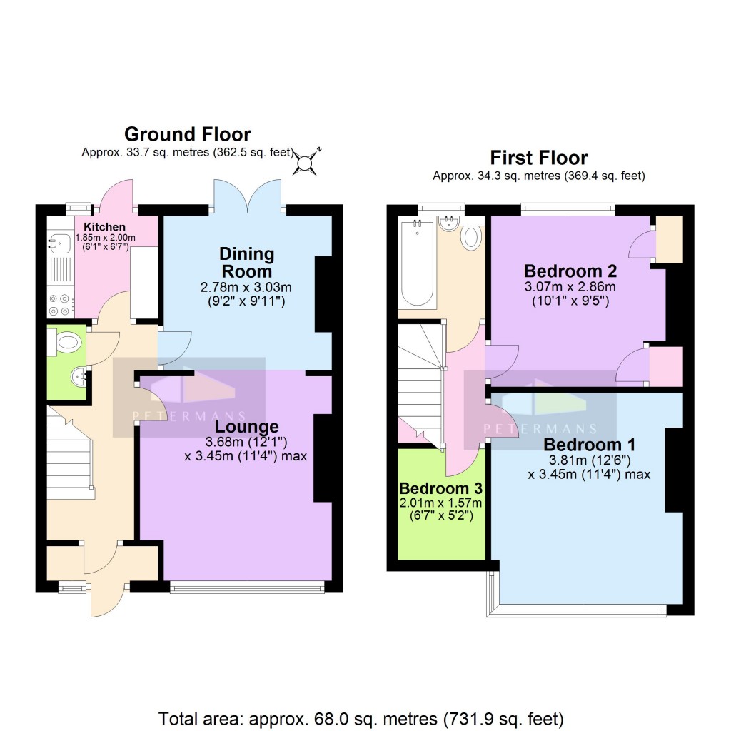 Floorplans For Brent Park Road, London, NW4