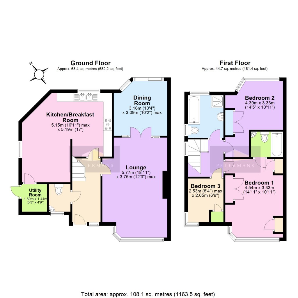 Floorplans For Marlborough Avenue, Edgware, HA8