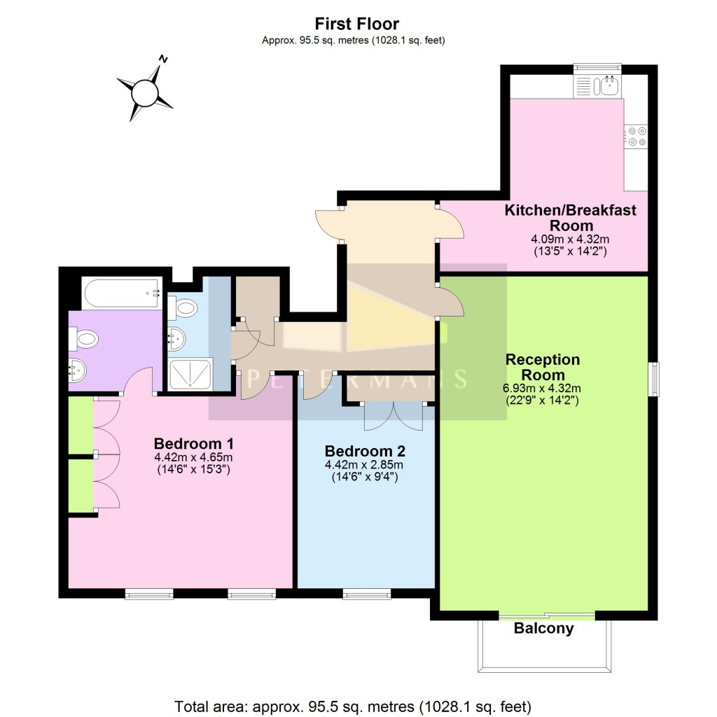 Floorplans For Hale Lane, Edgware, HA8