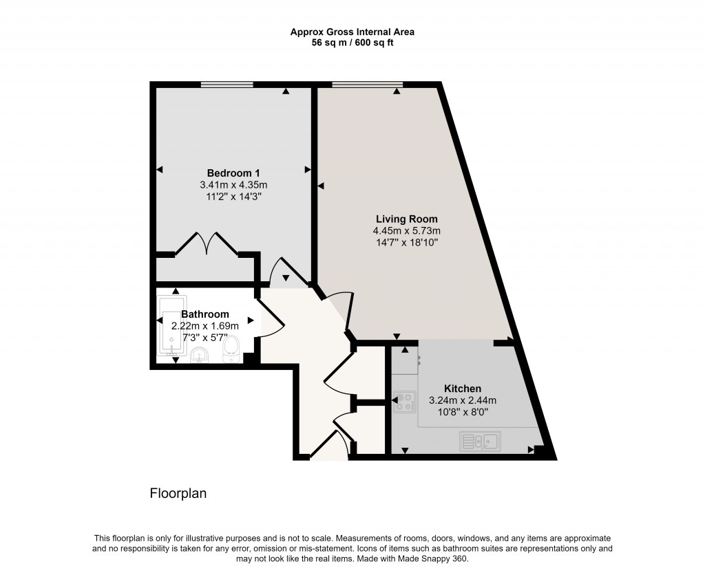 Floorplans For Forest Court, 250 Rosendale Road, London, SE24