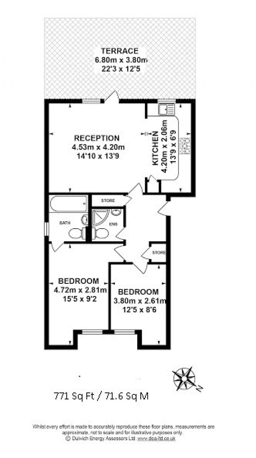 Floorplans For Ruskin Court, Champion Hill, SE5