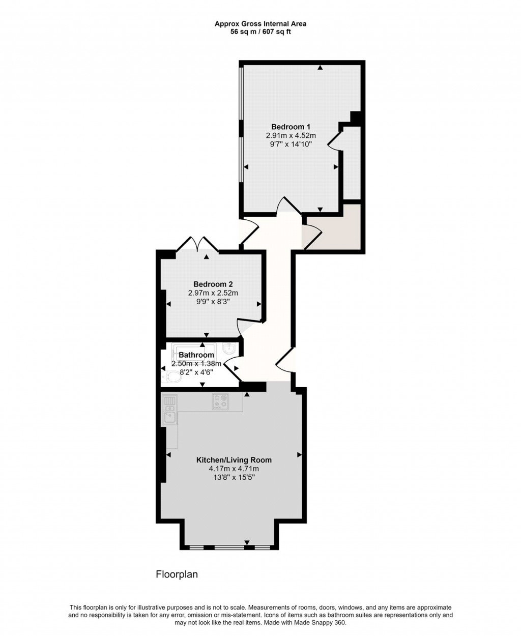 Floorplans For Norwood Road, London, SE24