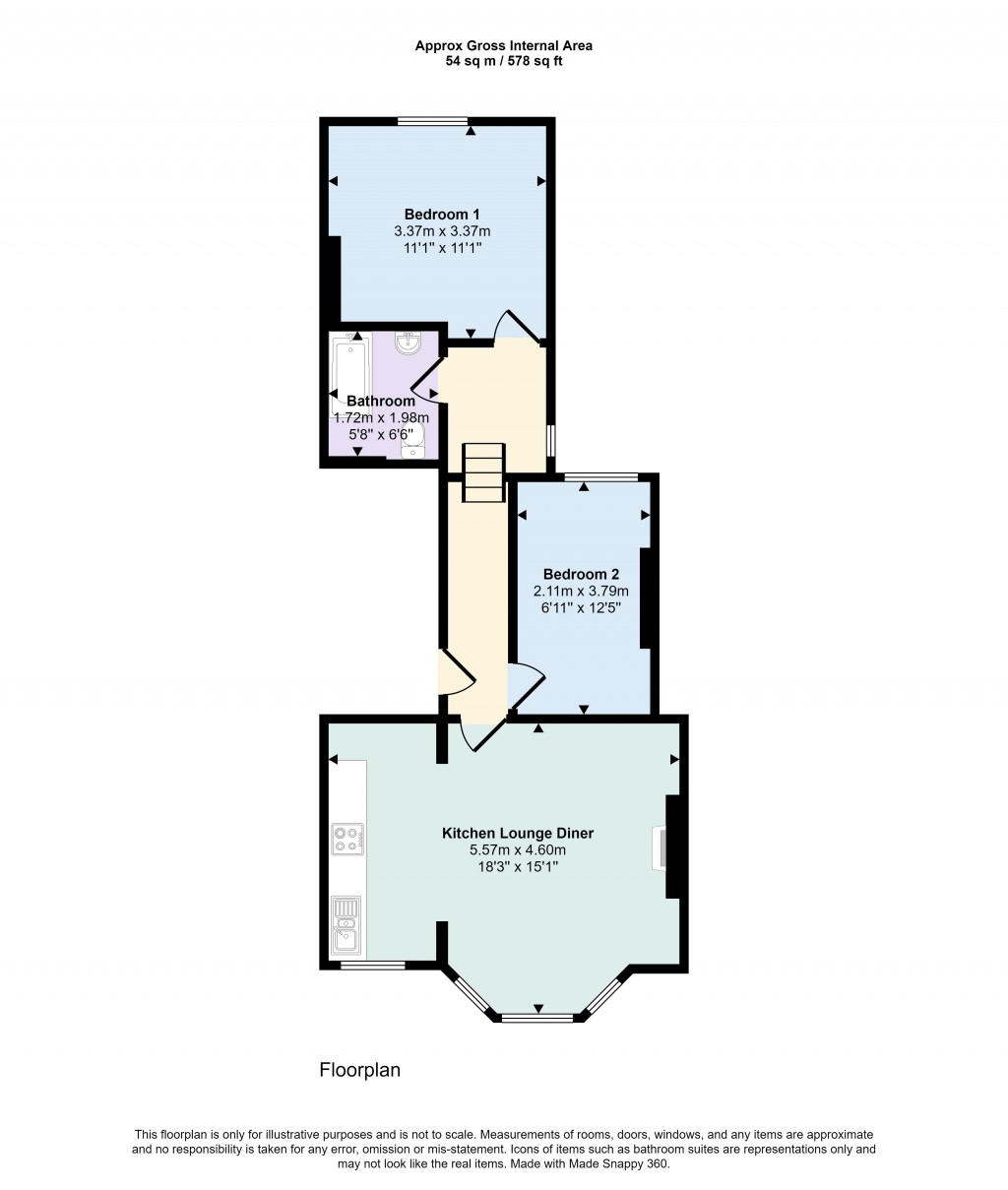 Floorplans For Kestrel Avenue, London, SE24