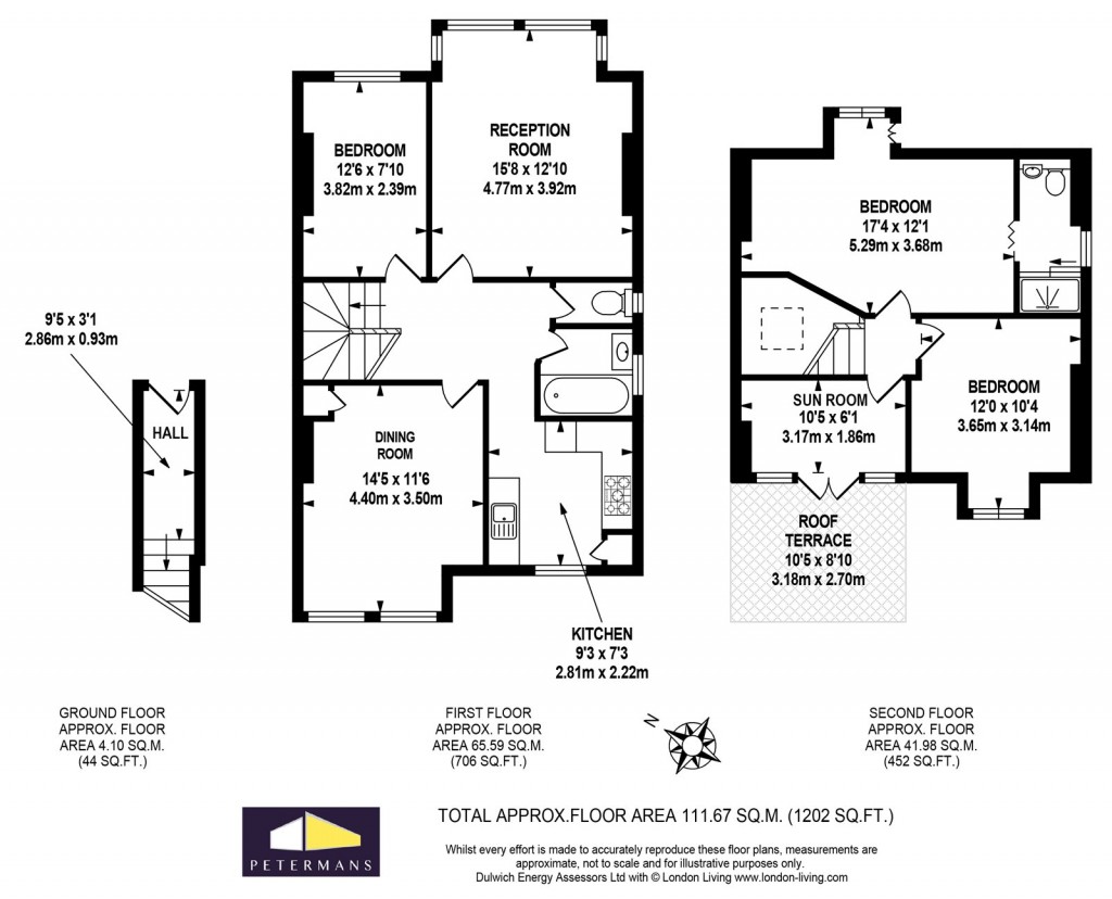 Floorplans For Holmdene Avenue, London, SE24