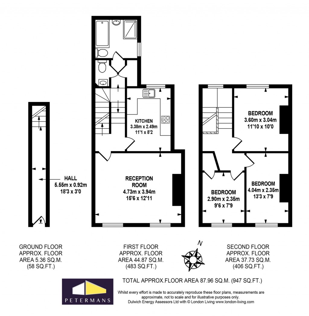 Floorplans For Dulwich Road, London, SE24