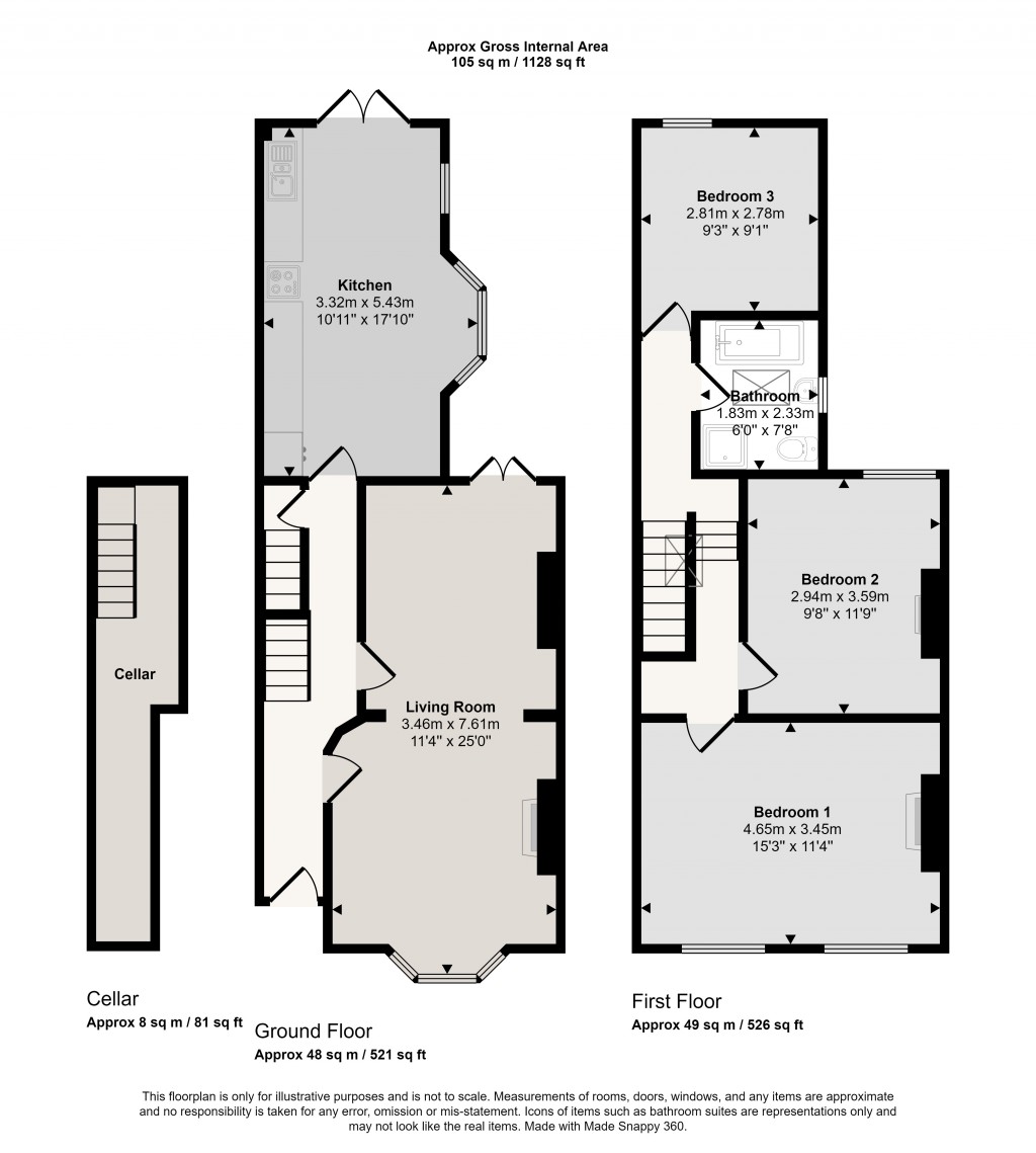 Floorplans For Bicknell Road, London, SE5