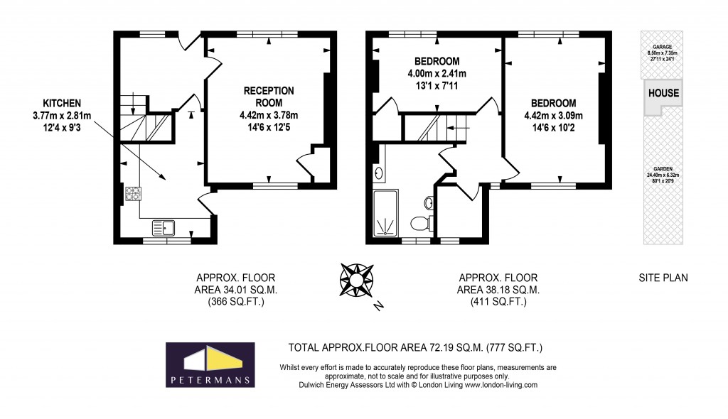 Floorplans For Sunray Avenue, London, SE24