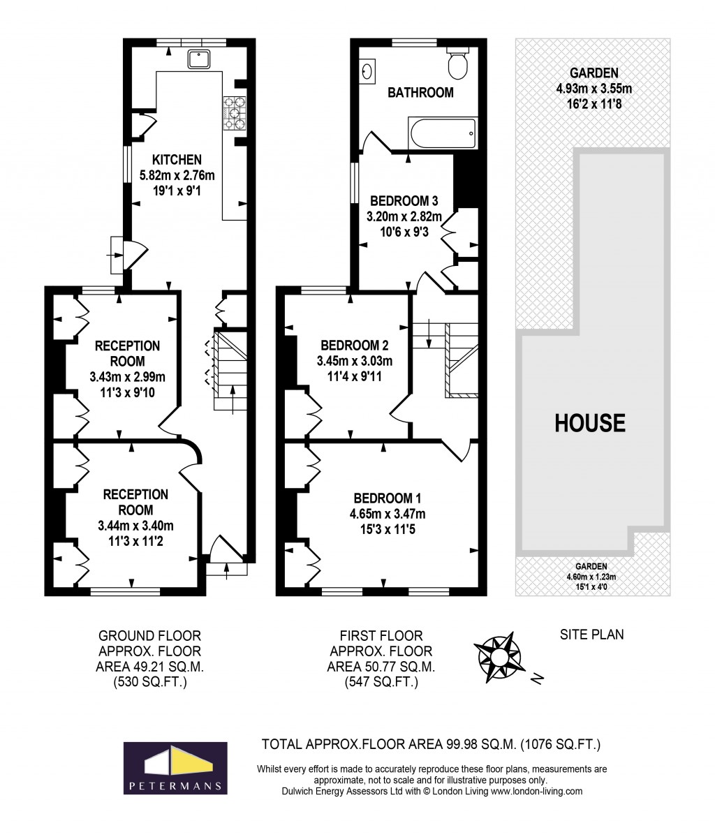 Floorplans For Mayall Road, London, SE24