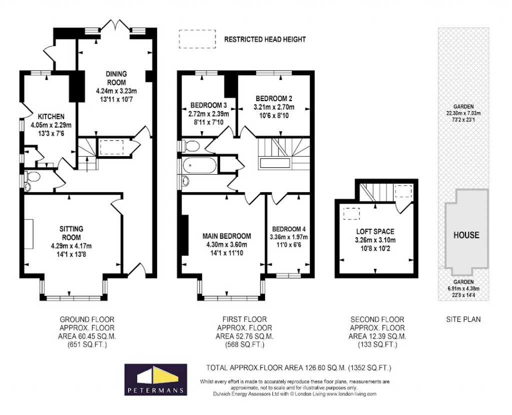 Floorplans For Grove Lane, London, SE5