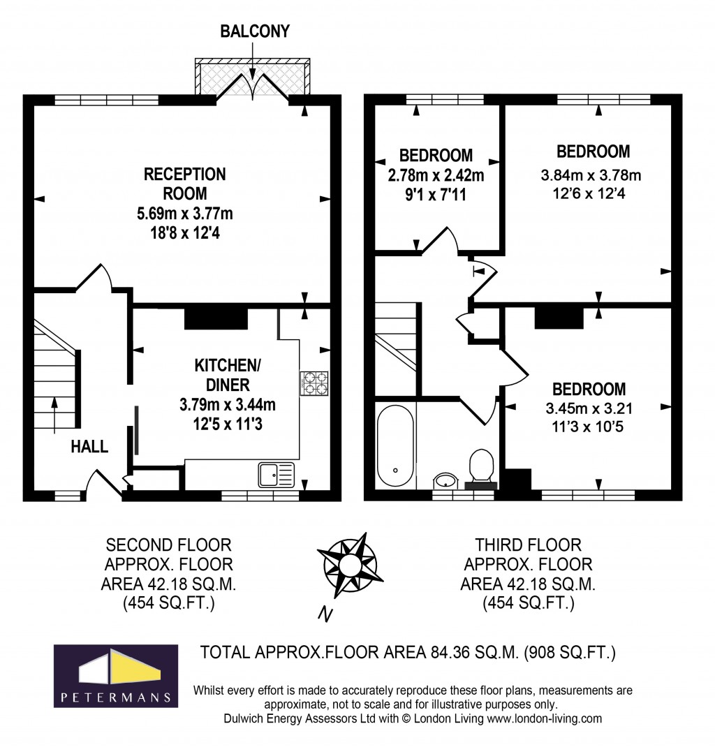 Floorplans For Wanley Road, London, SE5