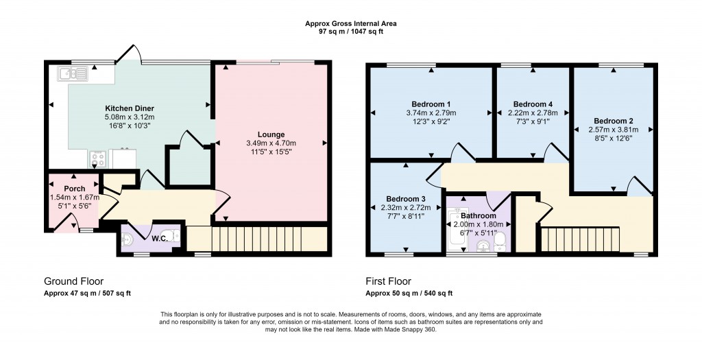 Floorplans For Clarewood Walk, London, Brxiton, SW9